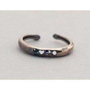 Size 8 sterling silver 5020 vintage ring (C1)